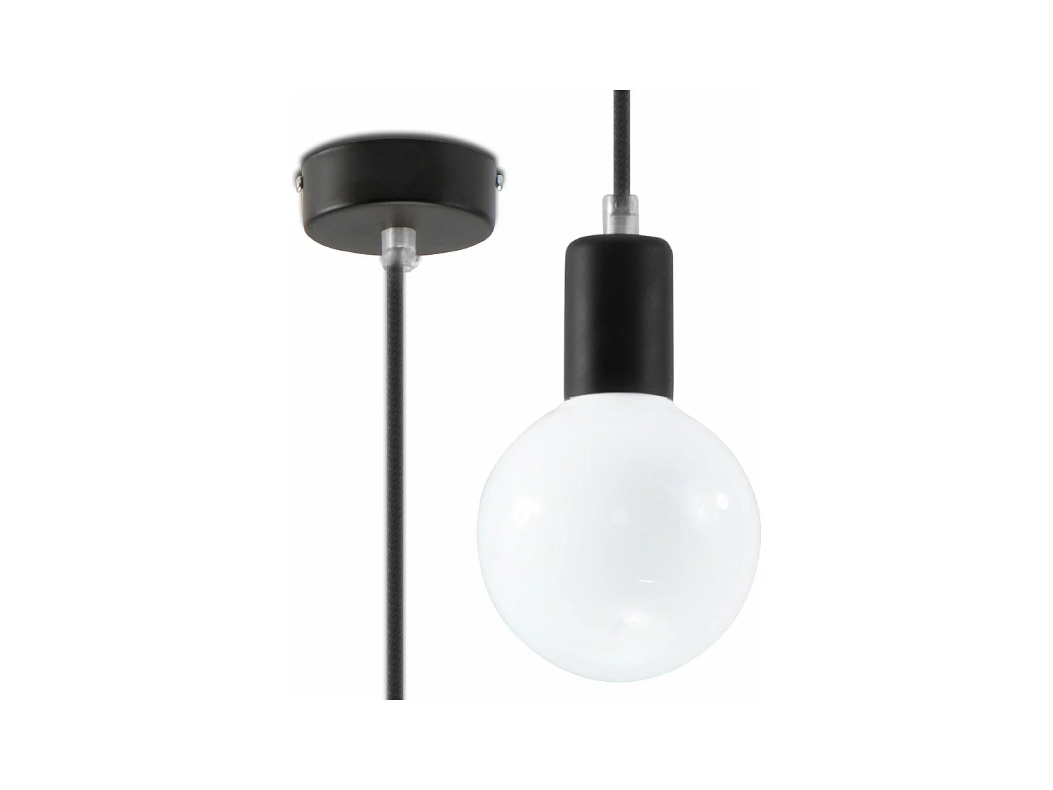 Lampe suspendue Electra noir