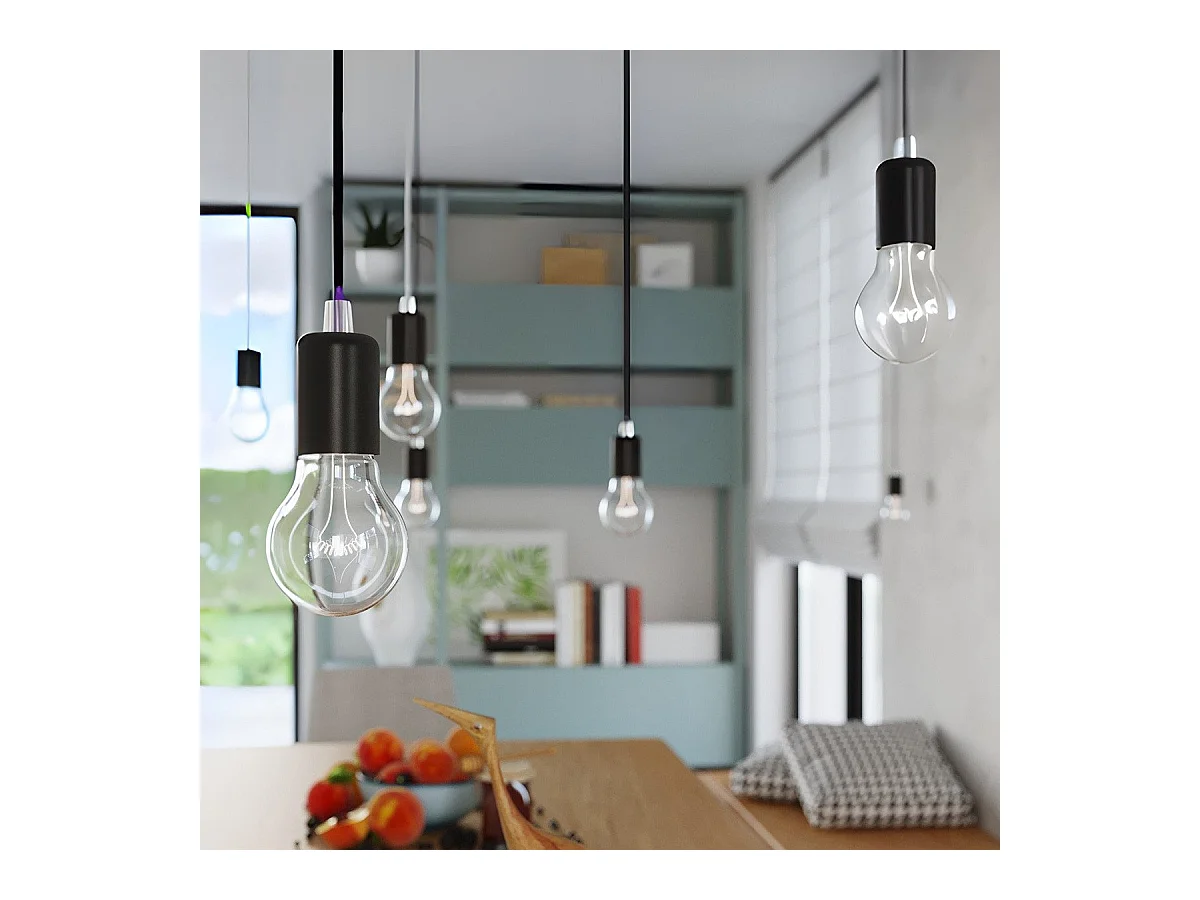 Lampe suspendue Electra noir