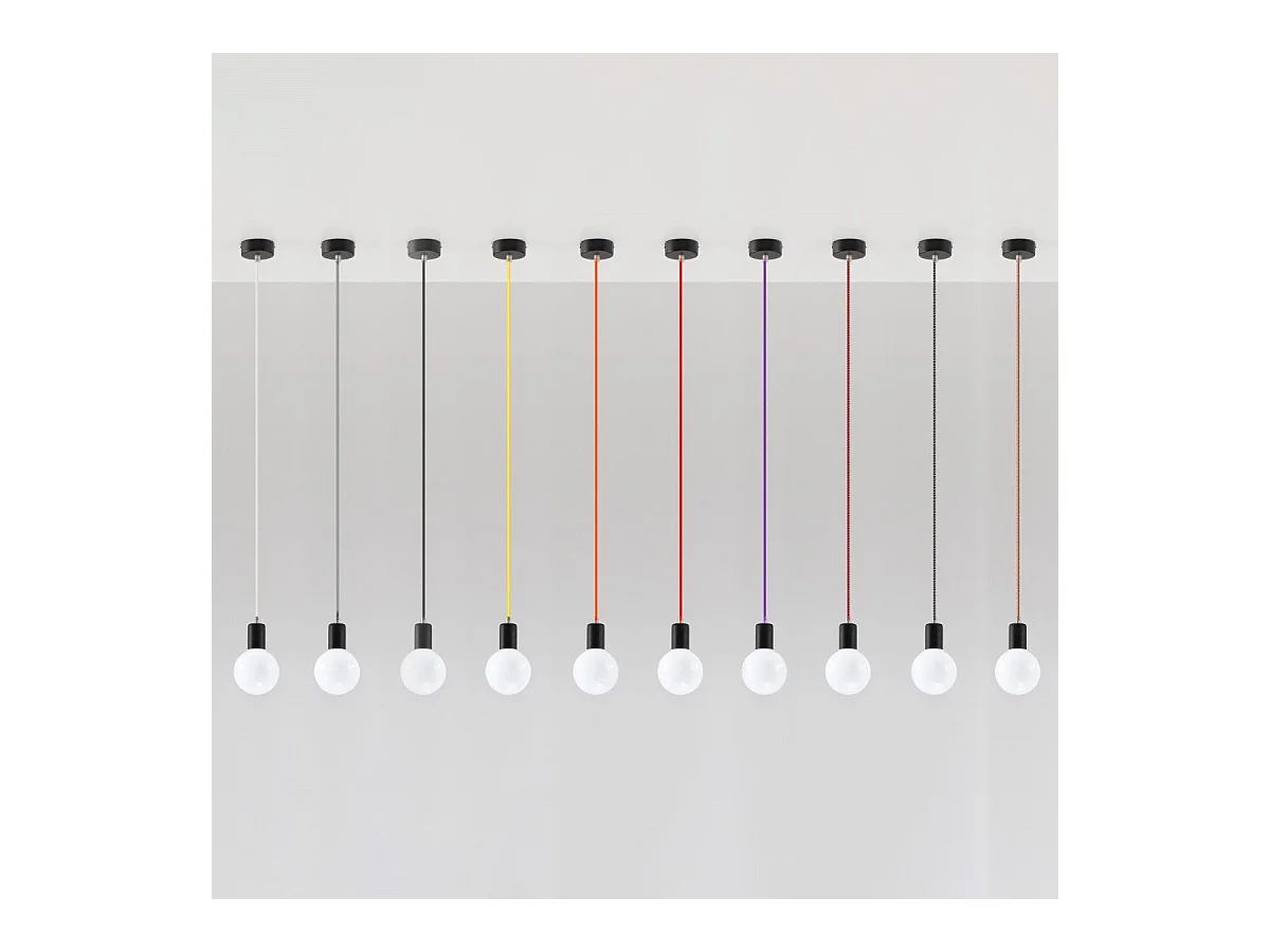 Lampe suspendue Electra noir