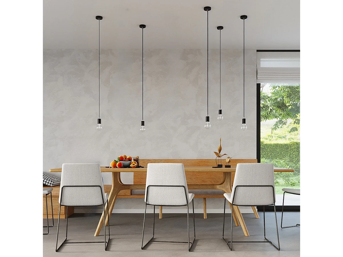 Lampe suspendue Electra noir