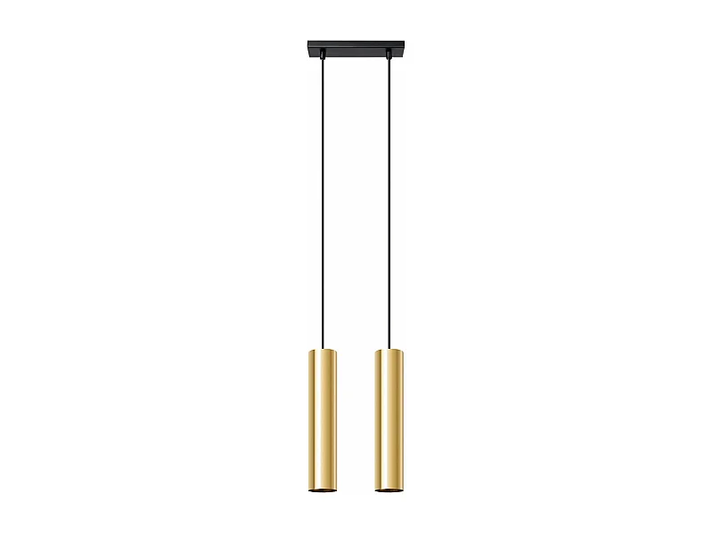Lampe suspendue Luminis 2 or poli