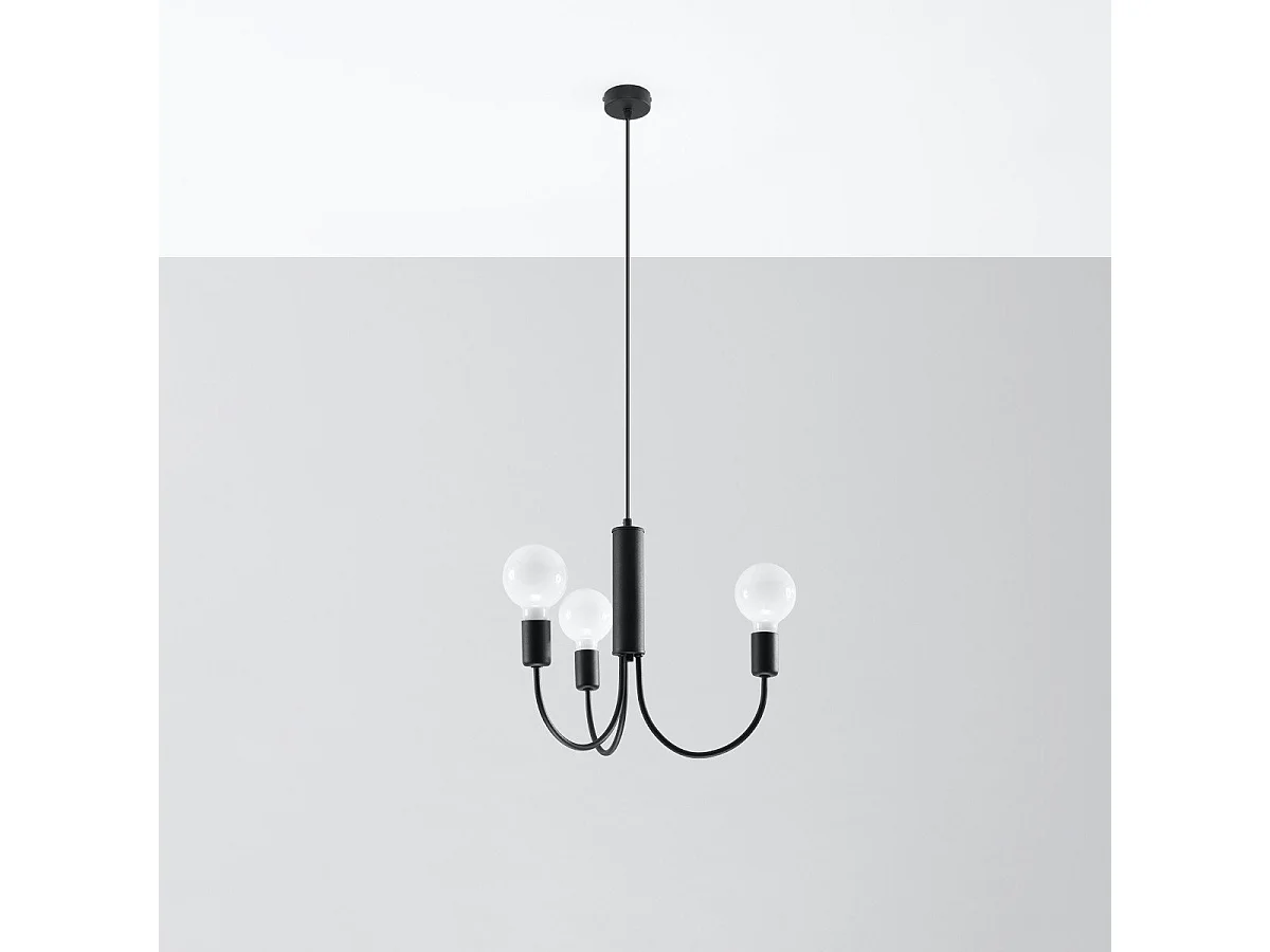 Lustre Polaris 3 noir
