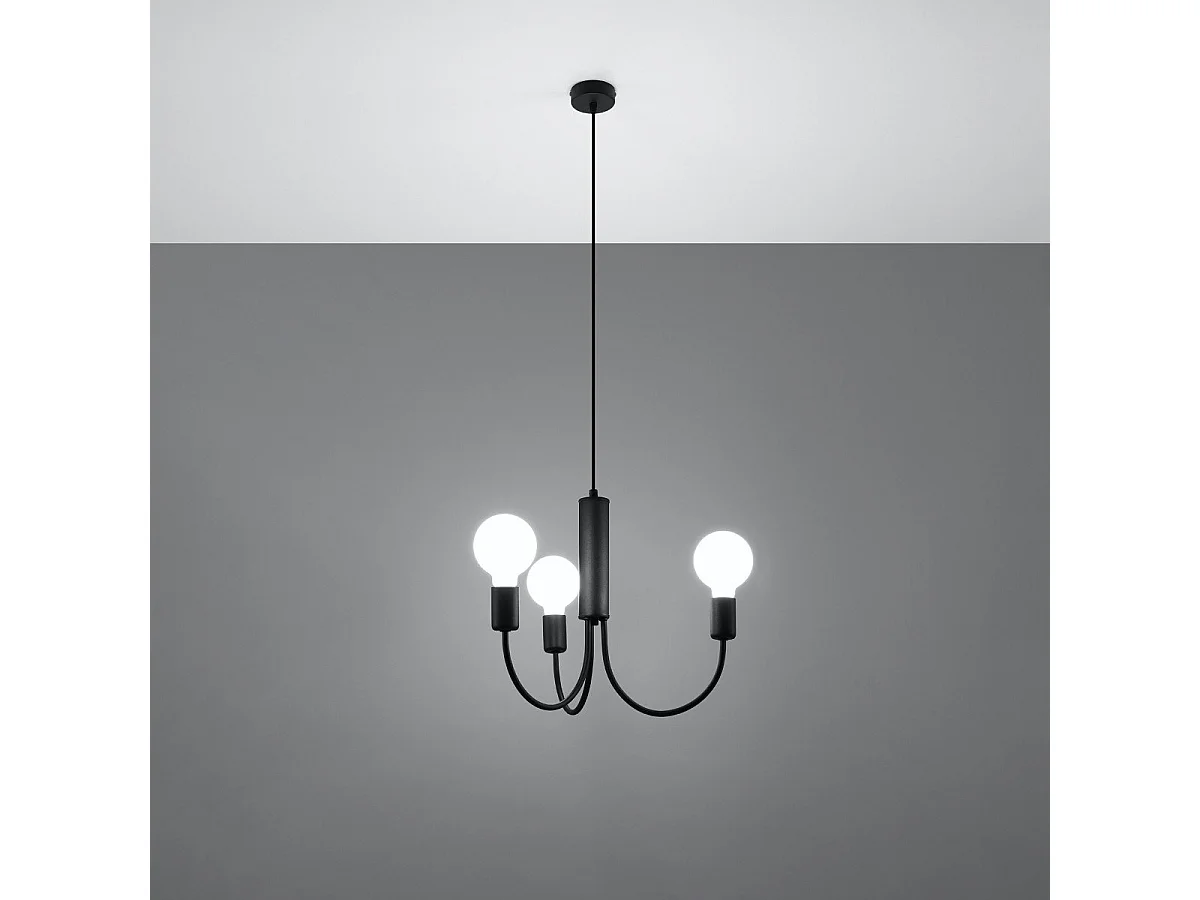 Lustre Polaris 3 noir