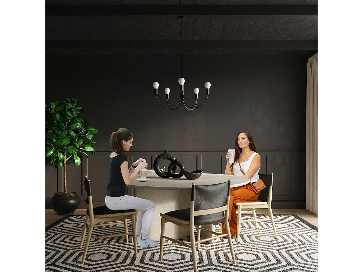 Lustre Polaris 3 noir