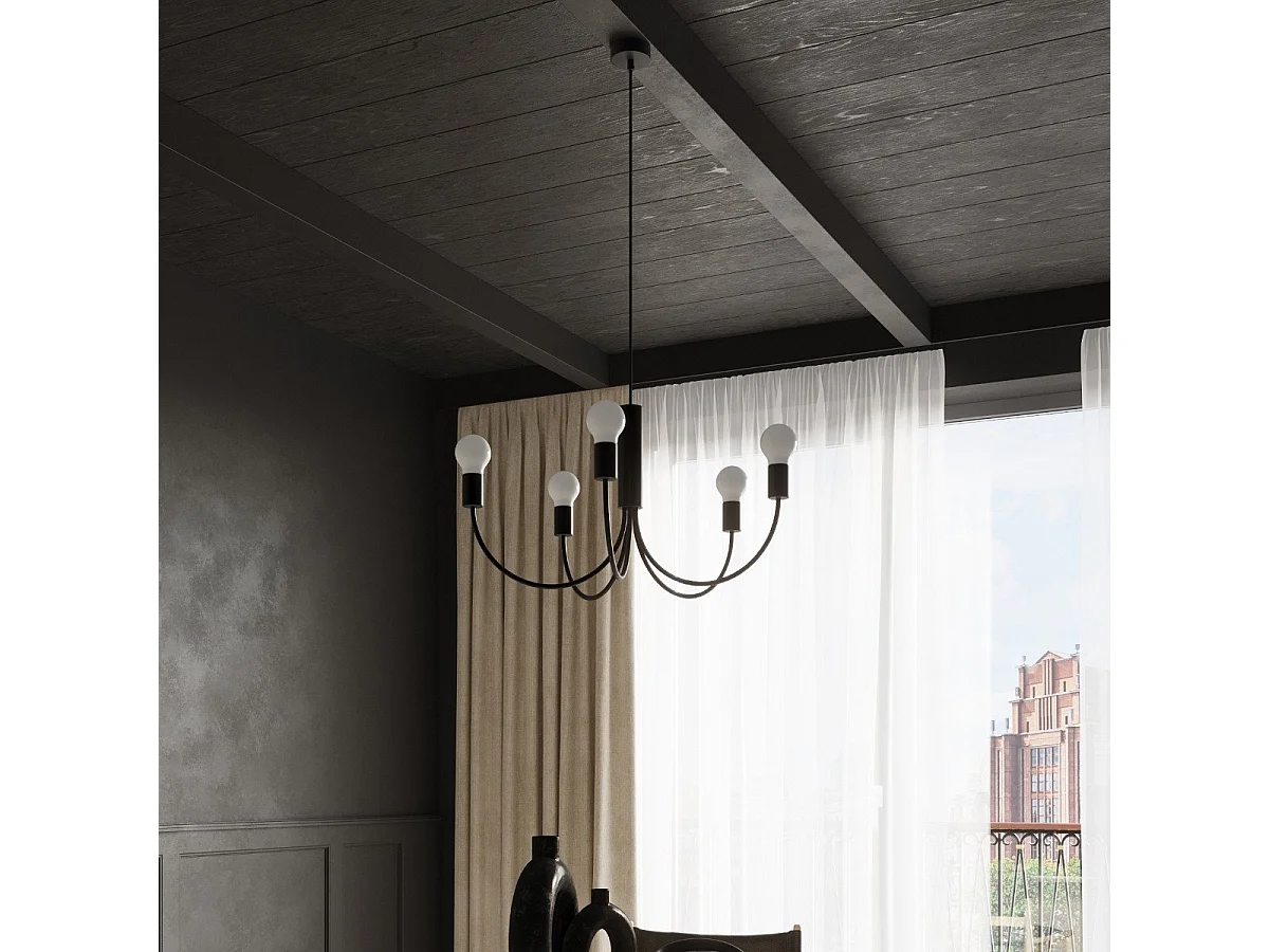 Lustre Polaris 3 noir