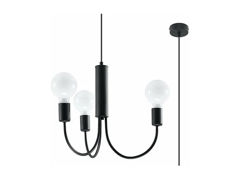 Lustre Polaris 3 noir