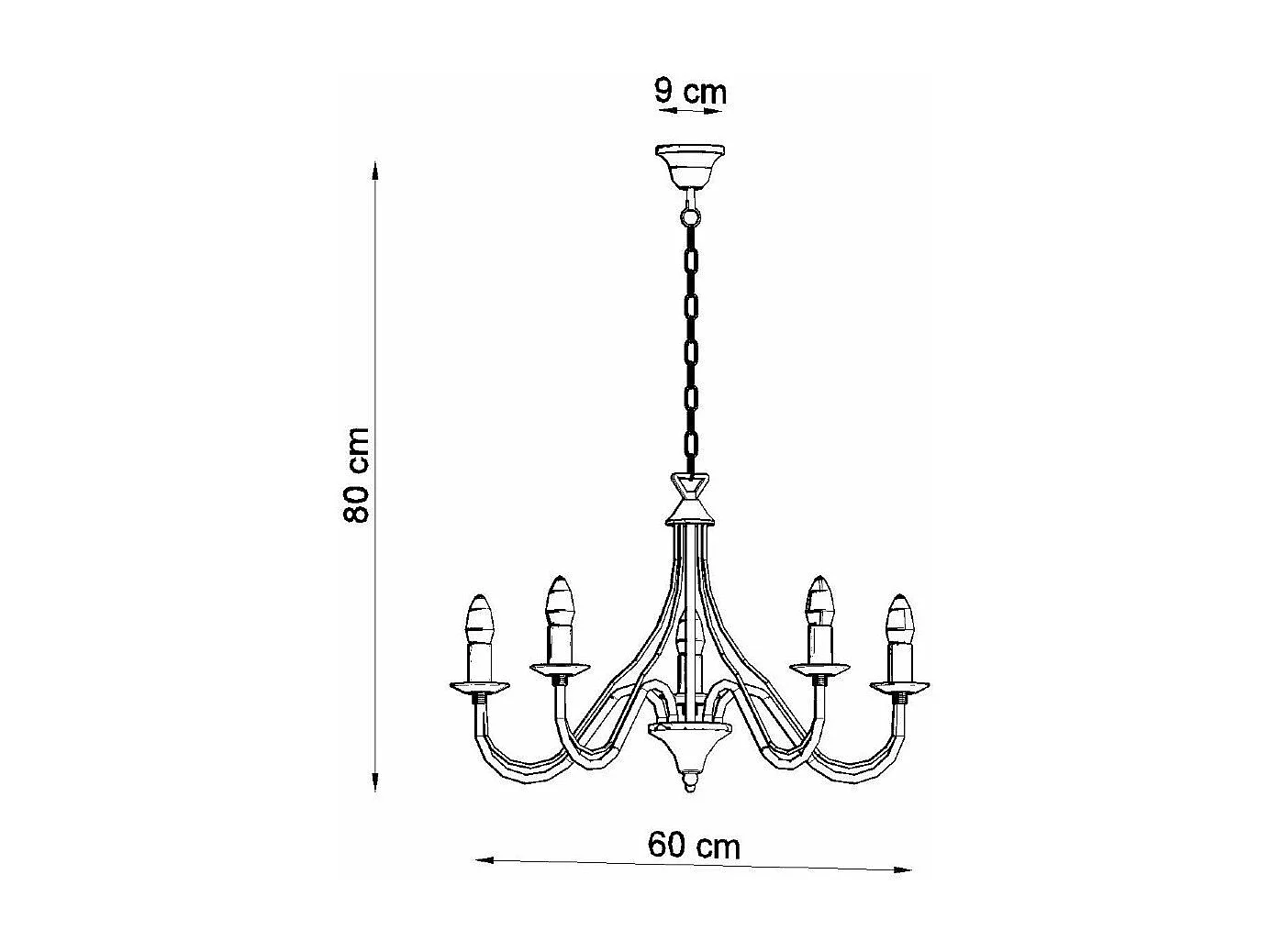 Lustre MinervaNebula 5 blanc