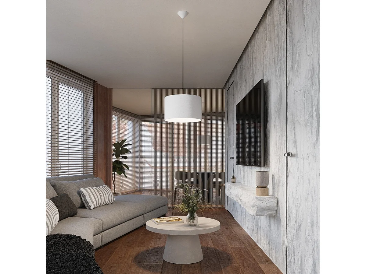 Lampe suspendue Novara 40 blanc