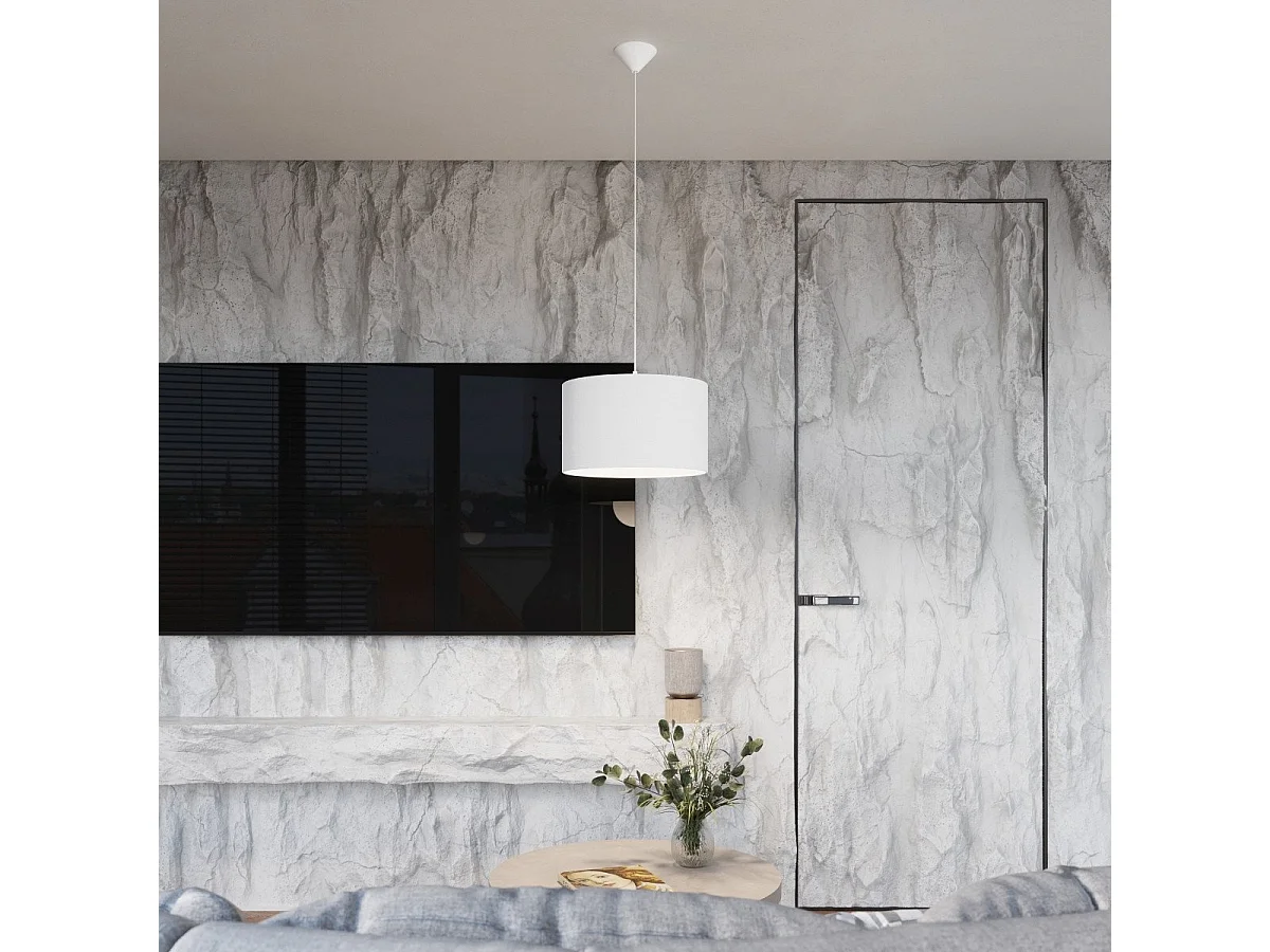 Lampe suspendue Novara 40 blanc