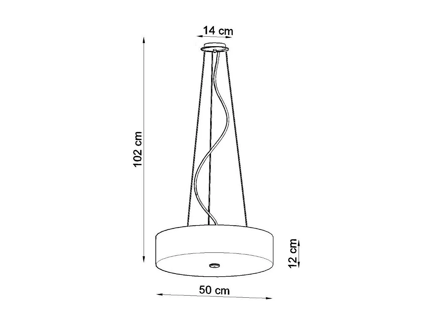 Lustre Aspidiske 50 blanc