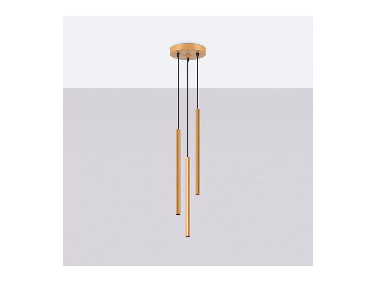 Lampe suspendue Astralis 3P or