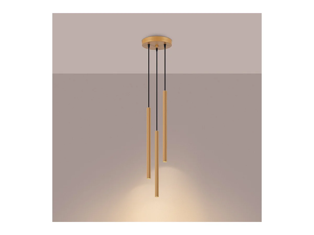 Lampe suspendue Astralis 3P or