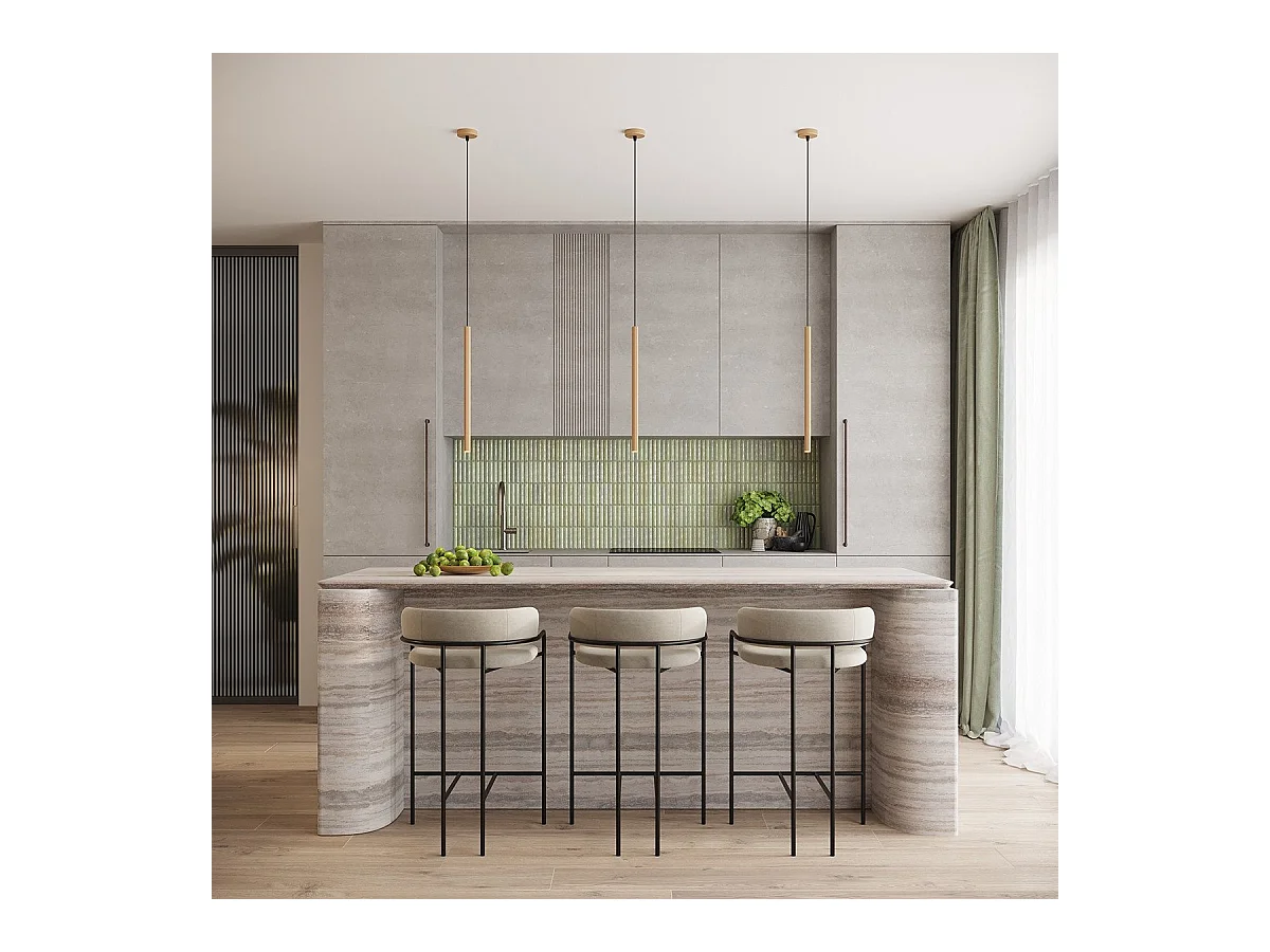 Lampe suspendue Astralis 3P or