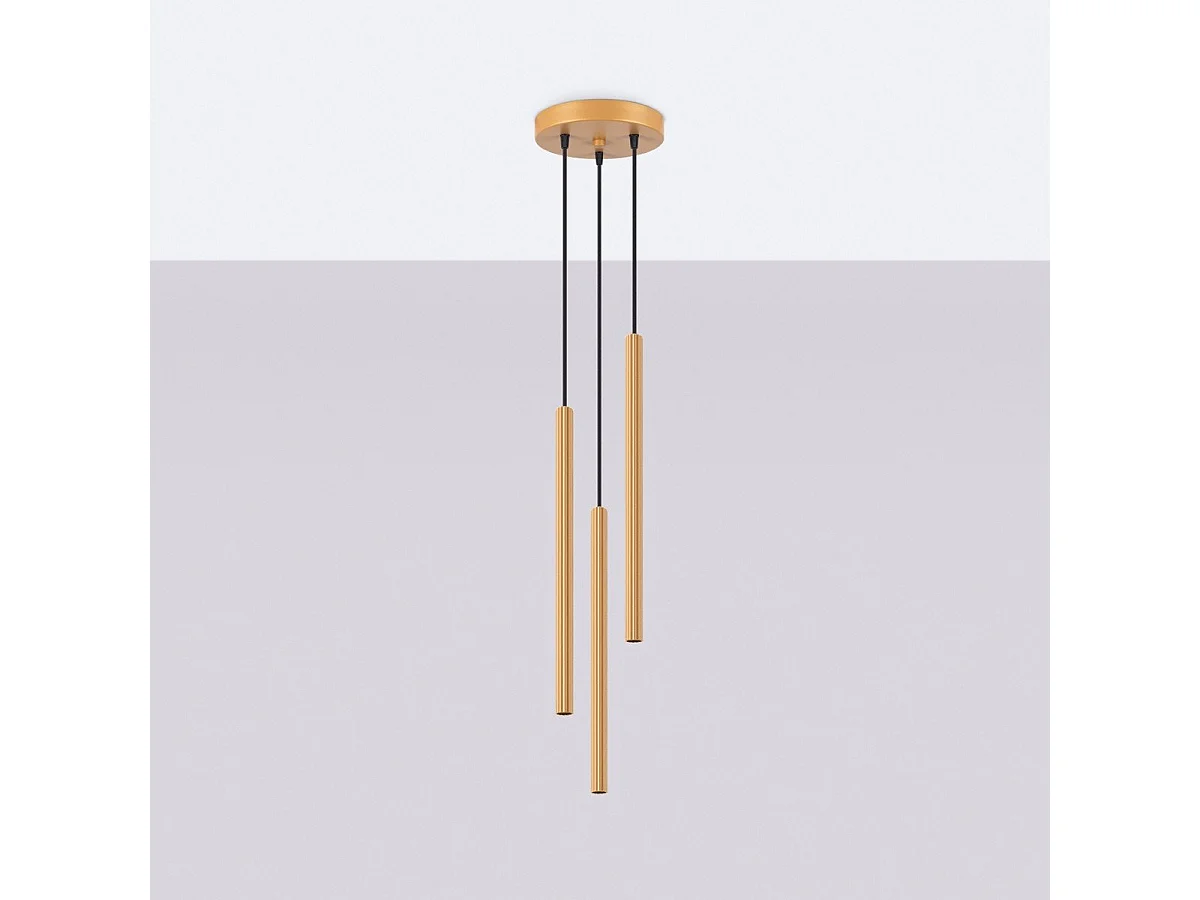 Lampe suspendue Astralis 3P or