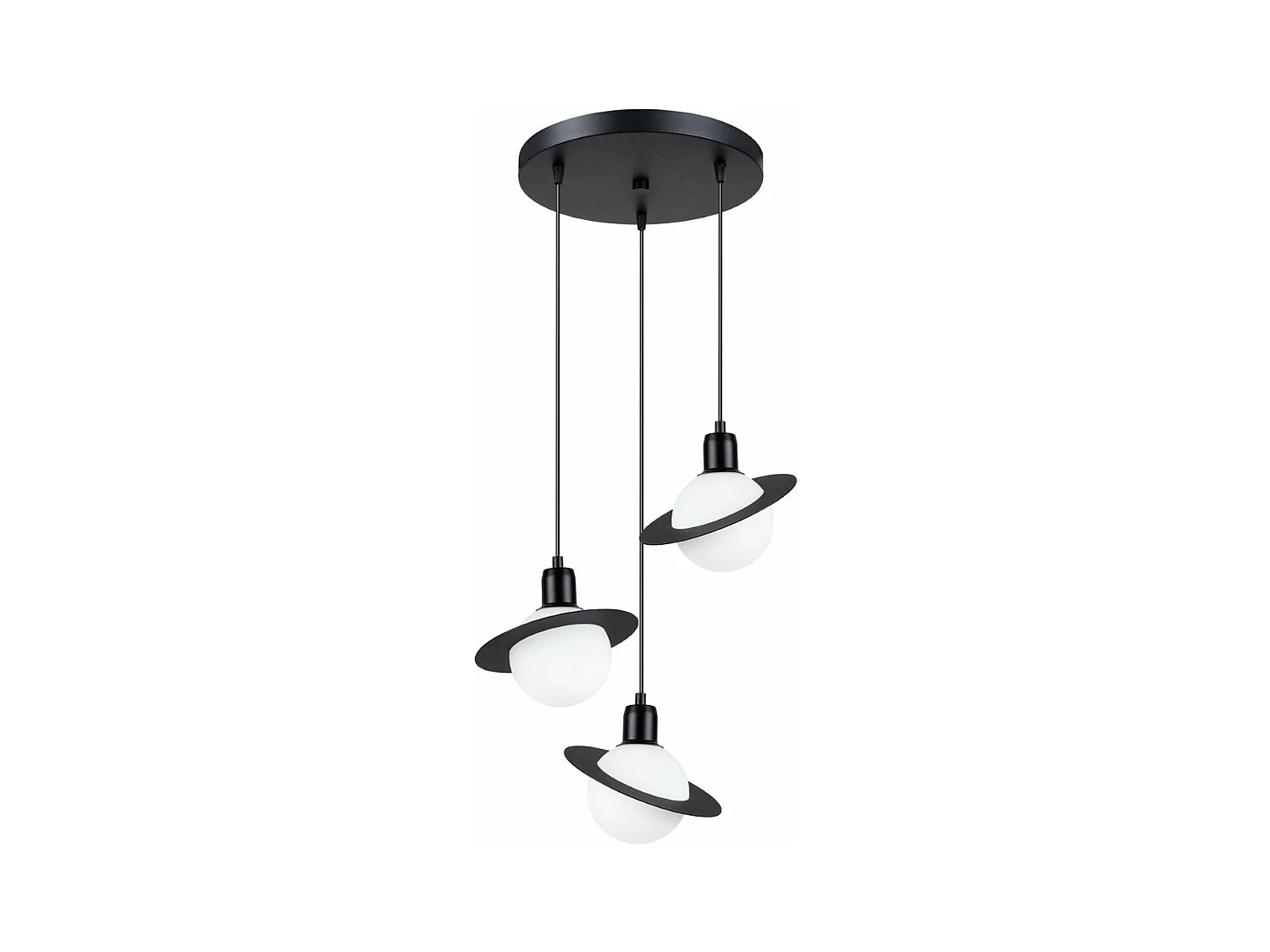 Lampe suspendue Hyperstar 3P noir