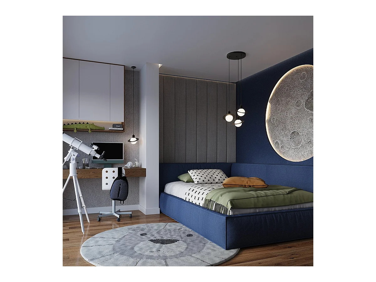 Lampe suspendue Hyperstar 3P noir