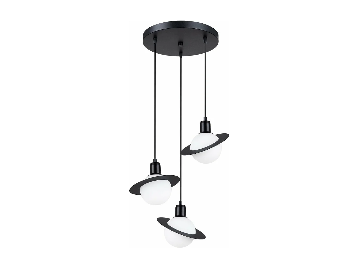 Lampe suspendue Hyperstar 3P noir