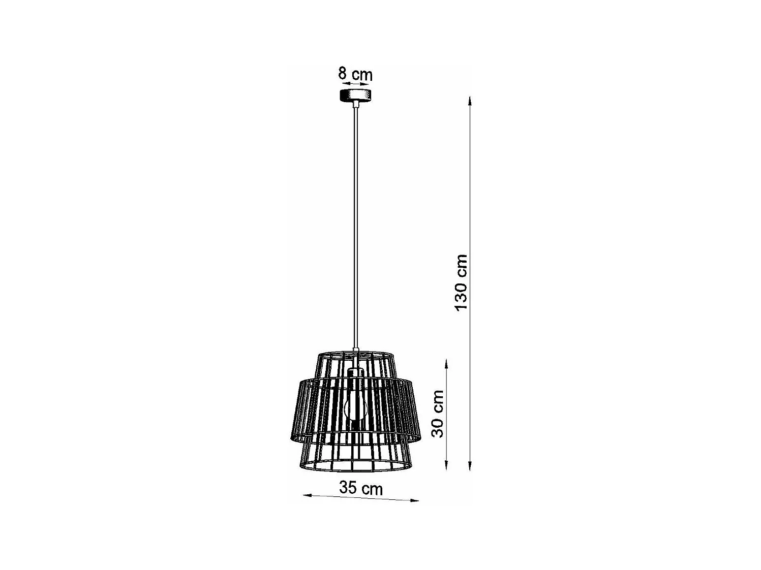 Lampe pendante Gateway noir