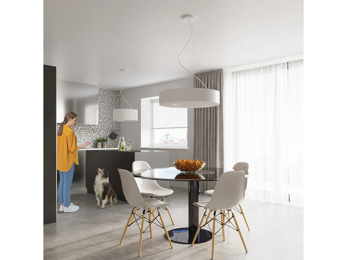 Lustre Muscida SLIM 70 blanc