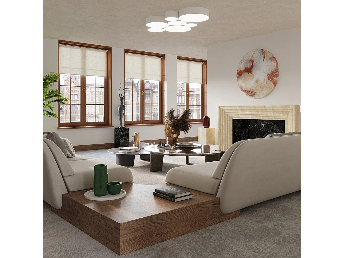 Lampe suspendue Andromeda 35 blanc