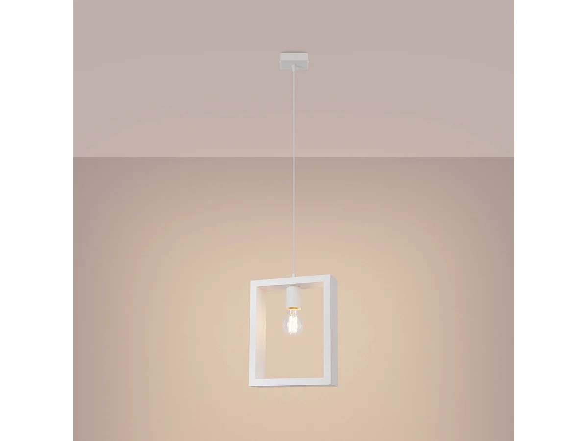 Lampe suspendue Astrelis blanc