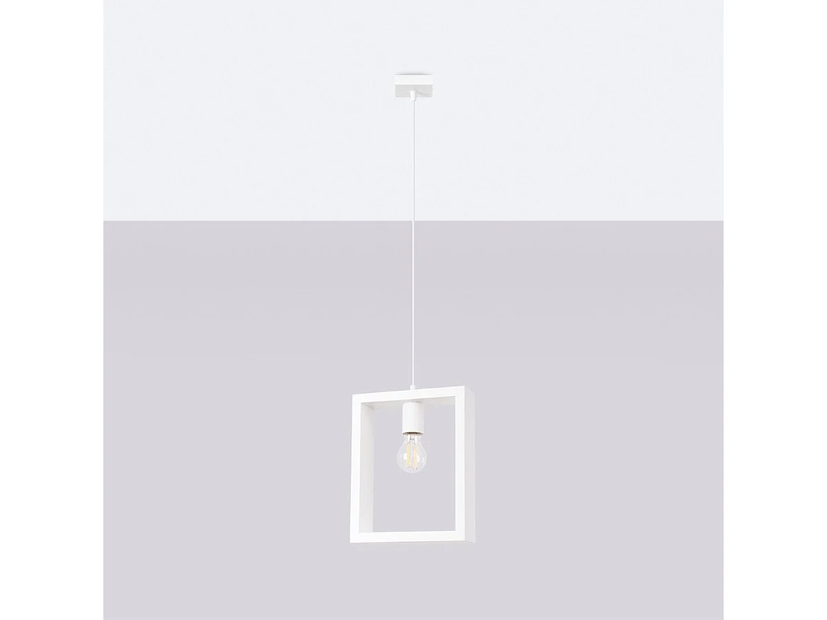 Lampe suspendue Astrelis blanc
