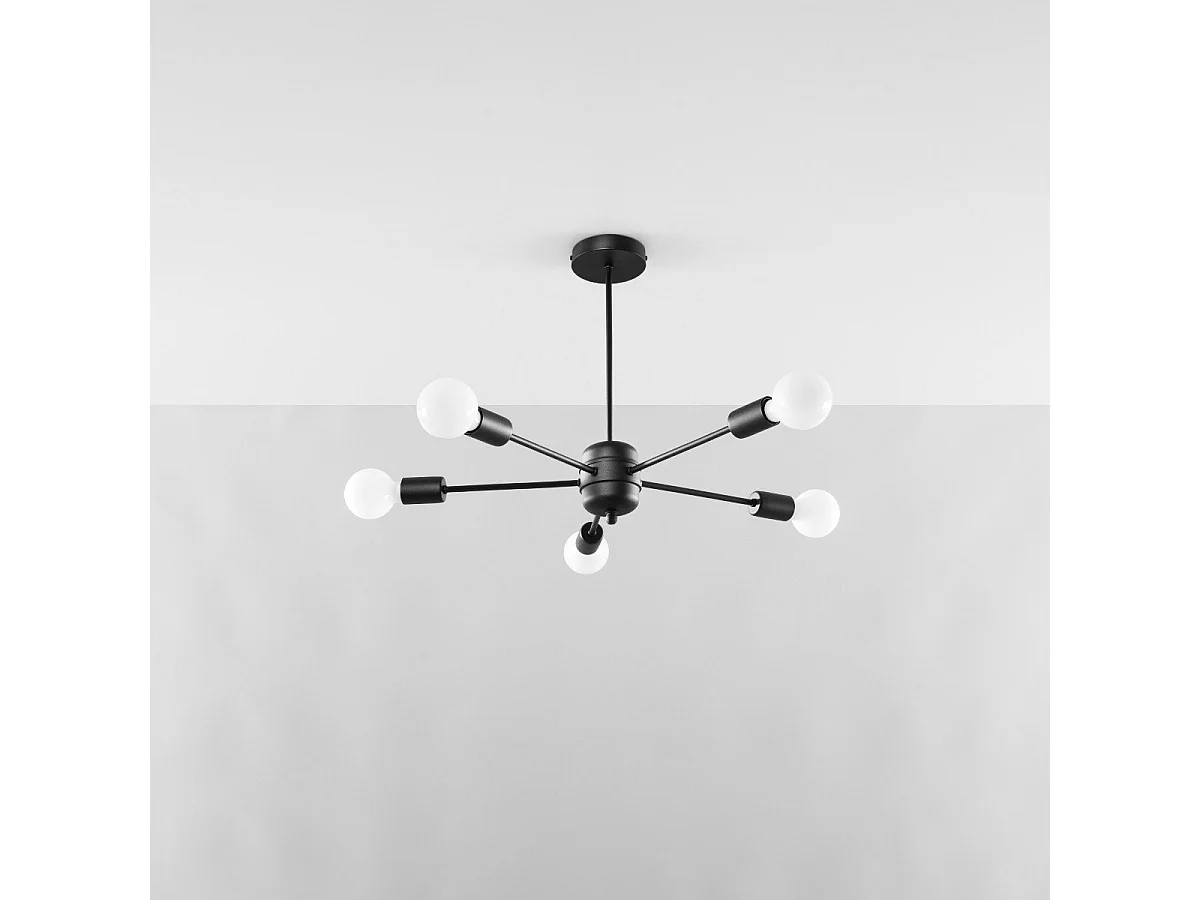 Lustre Lunaris 5 noir