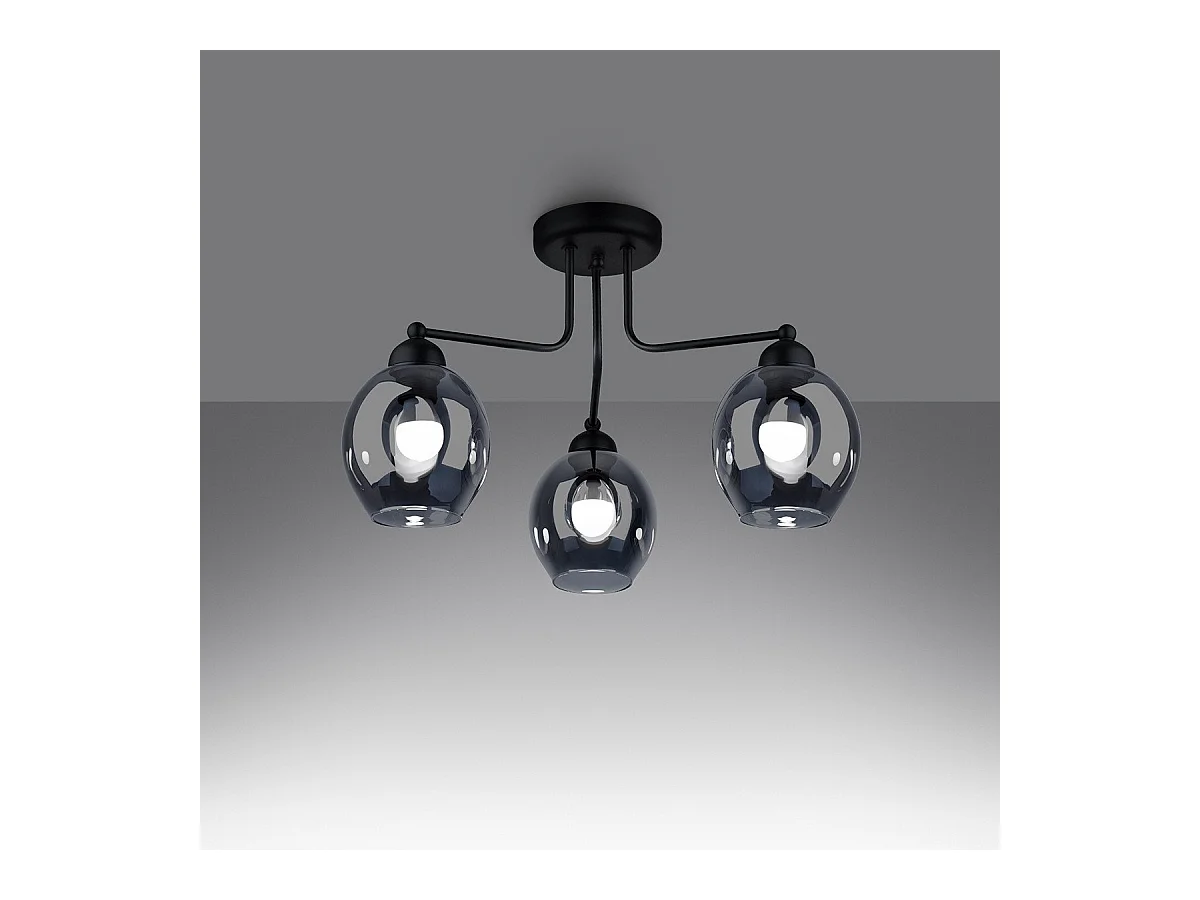 Lustre Filament 3 noir