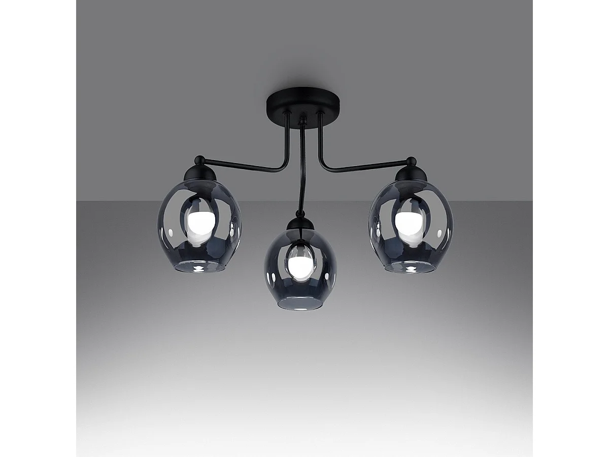 Lustre Filament 3 noir