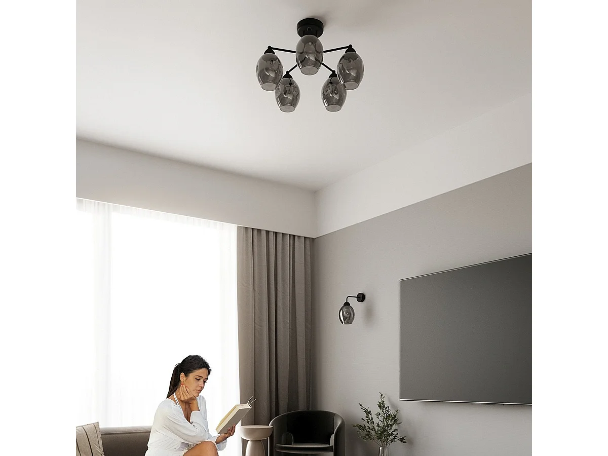 Lustre Filament 3 noir