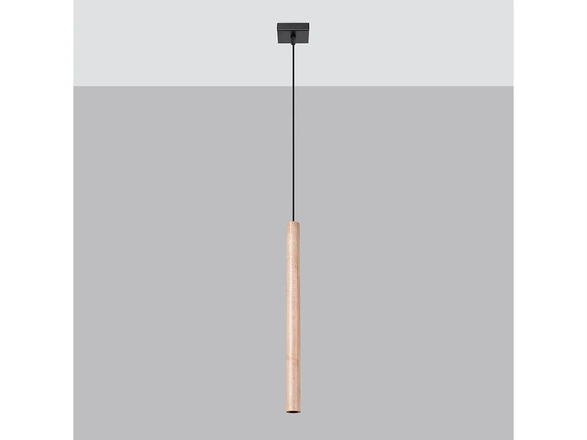 Lampe suspendue Novastel 1 bois