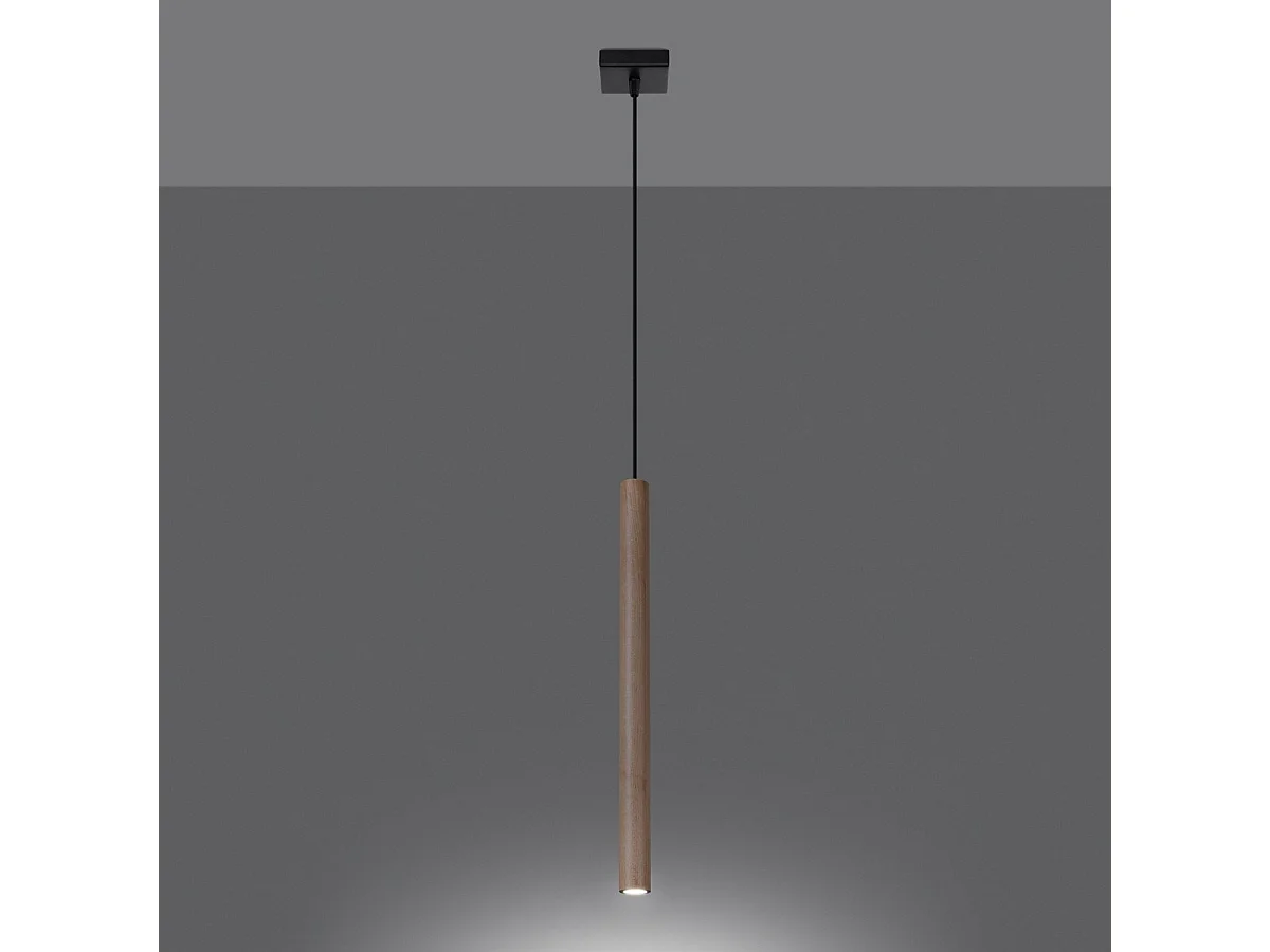 Lampe suspendue Novastel 1 bois