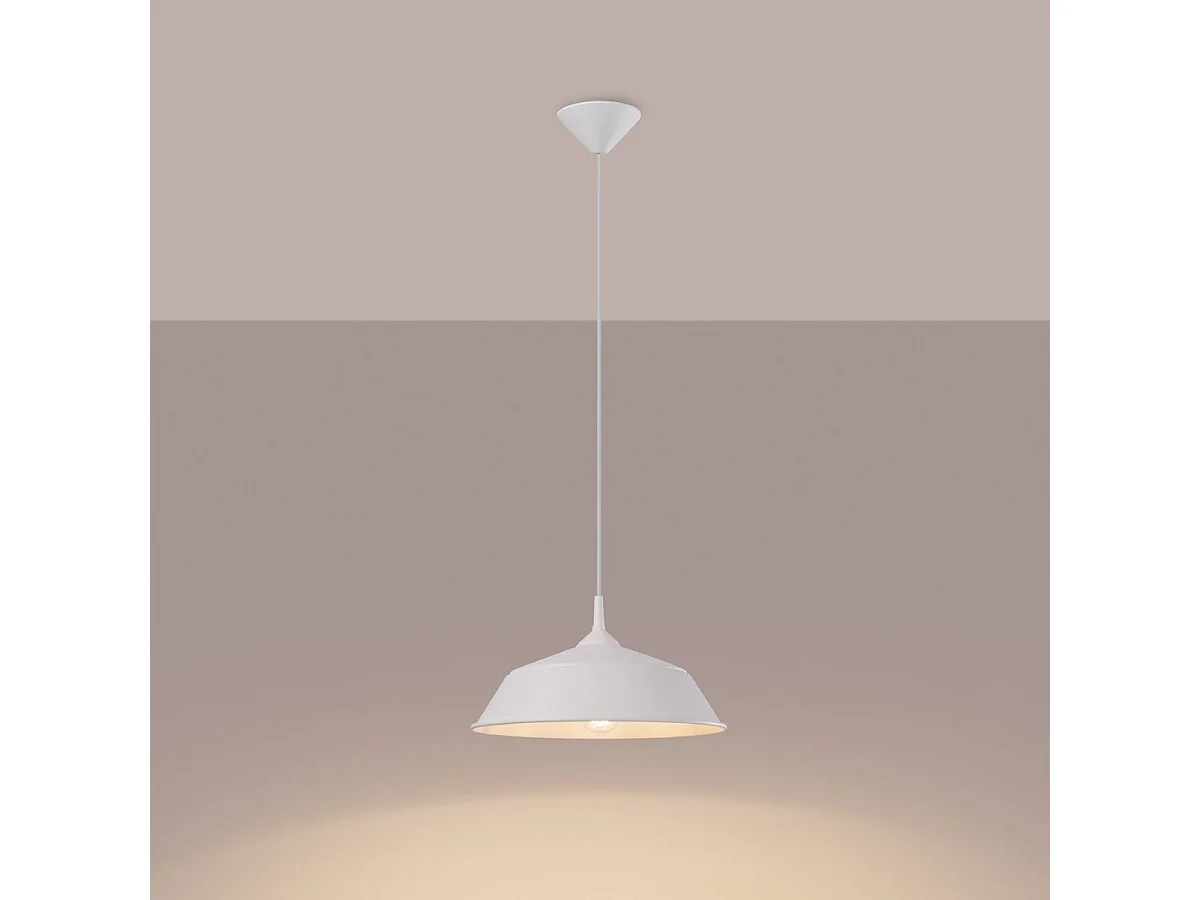 Lampe suspendue Fractal blanc