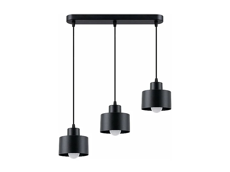 Lampe suspendue Savitar 3 noir