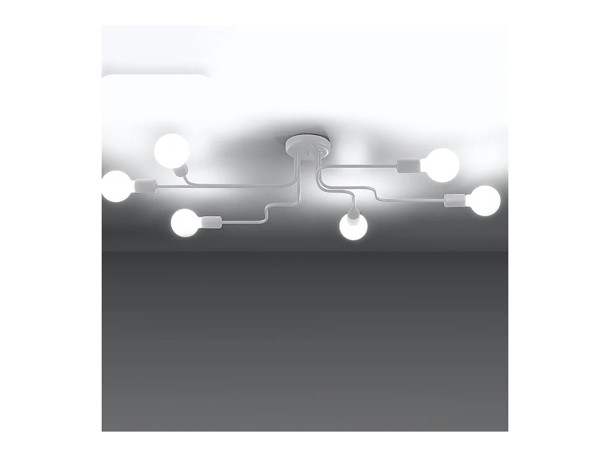 Lustre Orpheus 6 blanc