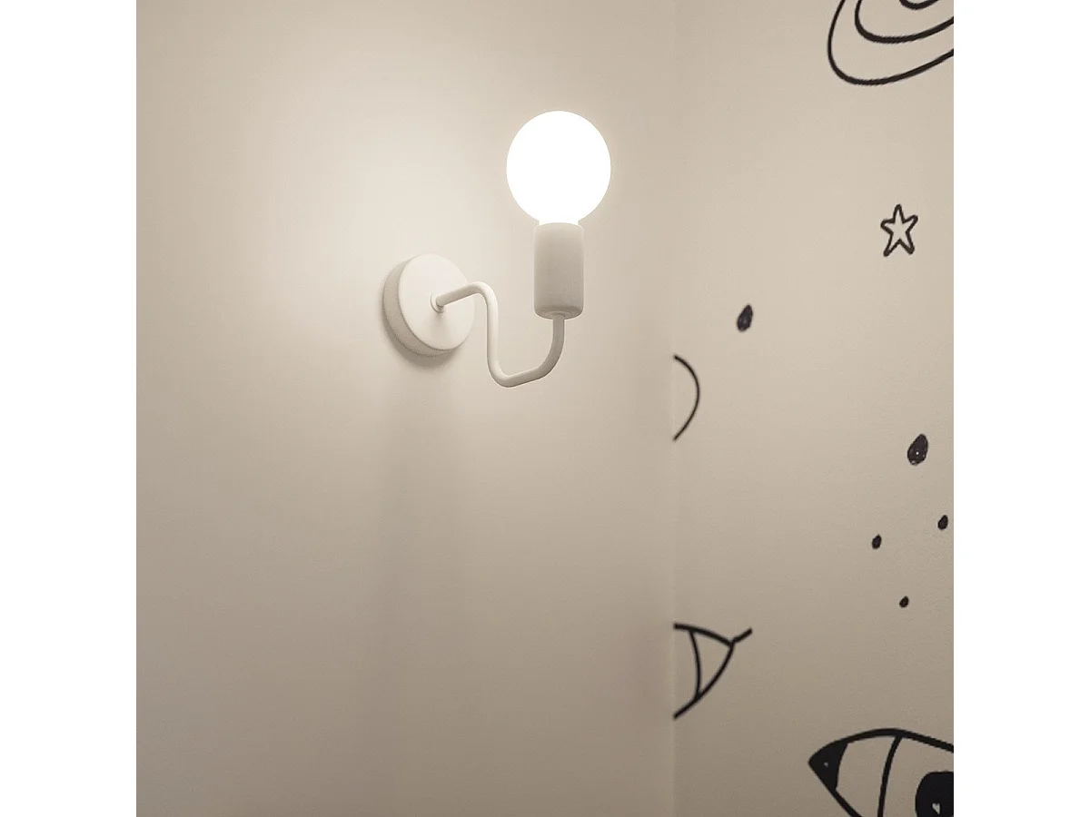 Lustre Orpheus 6 blanc