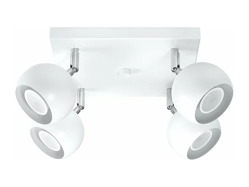 Plafonnier Oculus 4 blanc