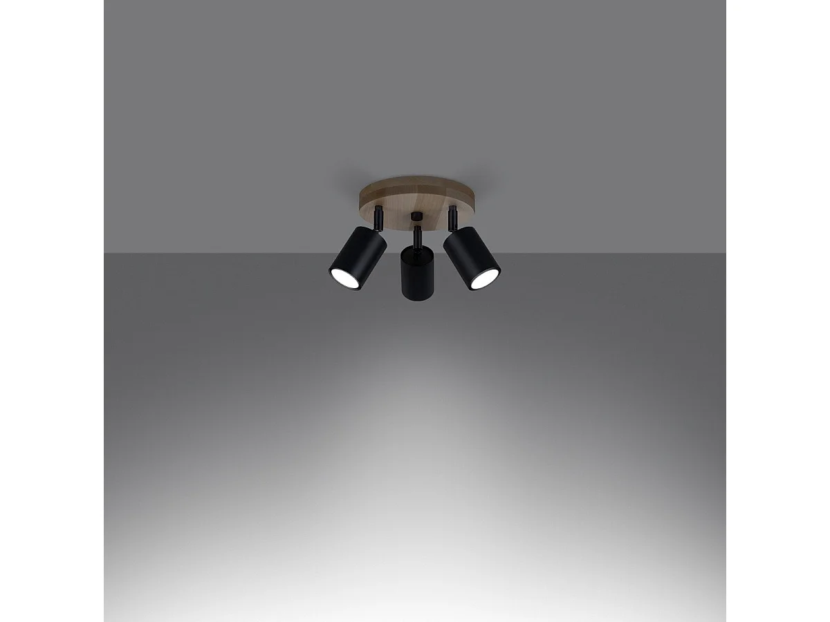 Plafonnier Dior 3P noir