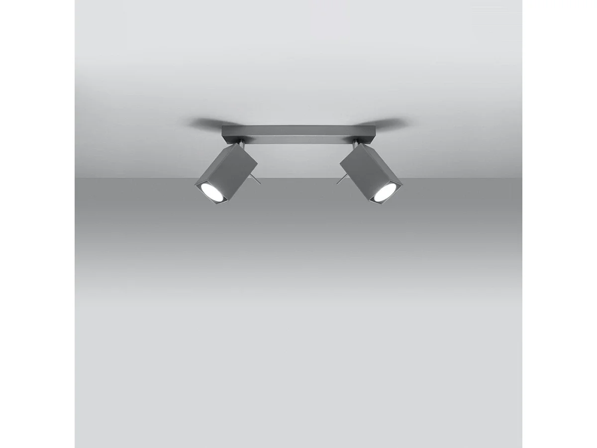 Plafonnier Radiara 2 gris