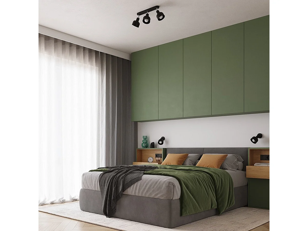 Plafonnier Elara 3 noir