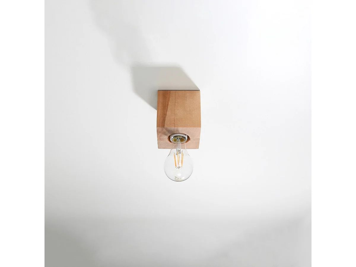 Plafonnier Azimuth en bois naturel