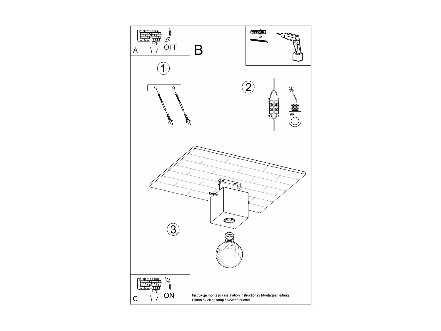 Plafonnier Azimuth en bois naturel