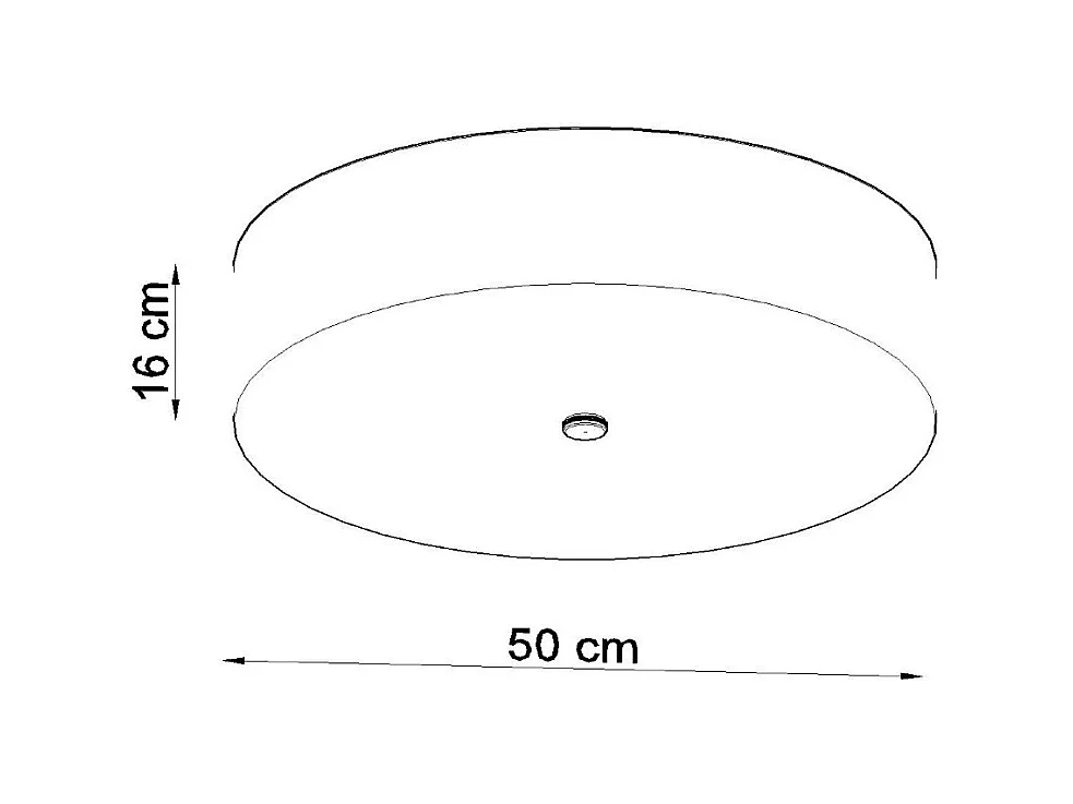 Plafonnier Aspidiske 50 noir