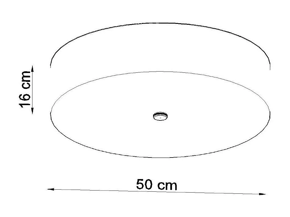 Plafonnier Aspidiske 50 noir
