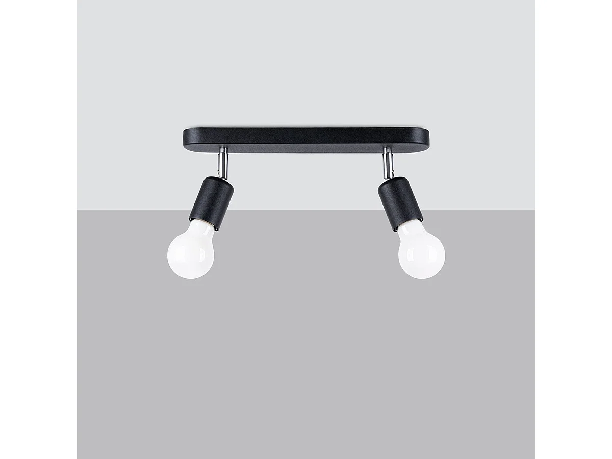 Plafonnier Fornax 2 noir