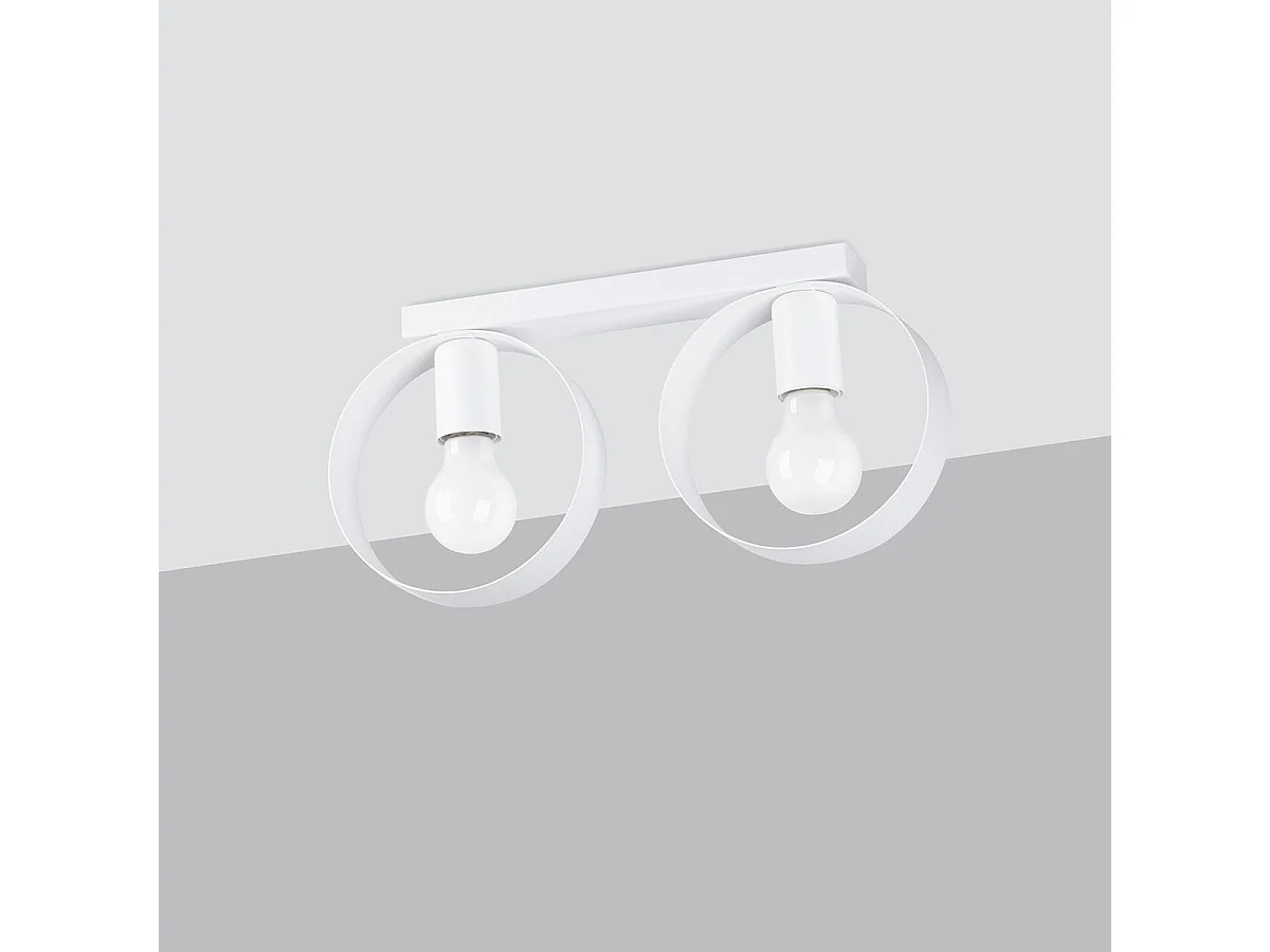 Plafonnier Siria 2 blanc