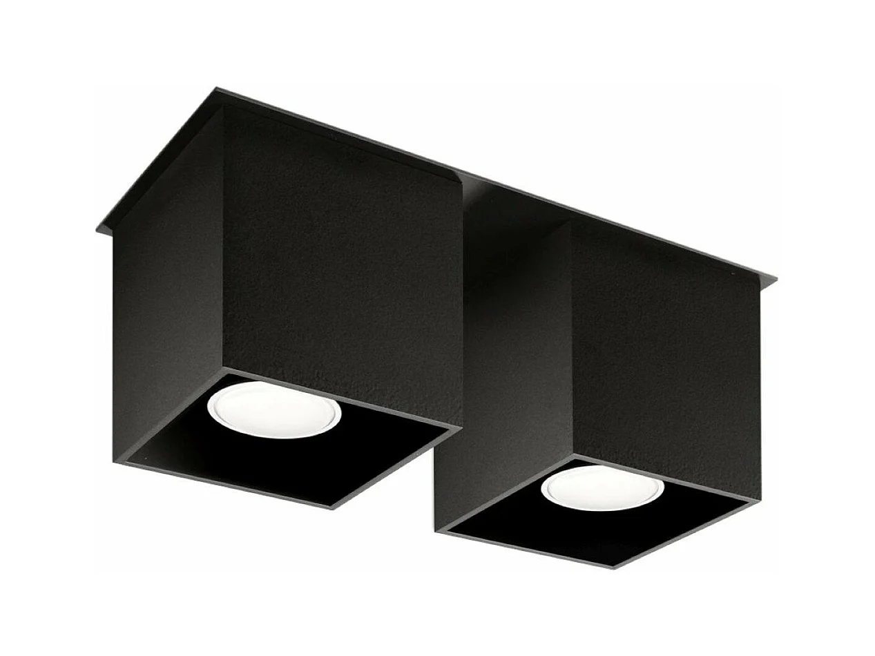 Plafonnier Quasar 2 noir
