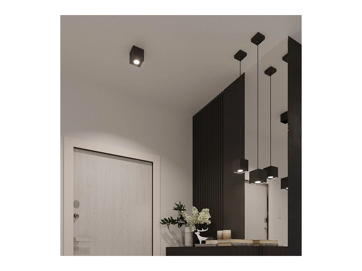 Plafonnier Quasar 2 noir