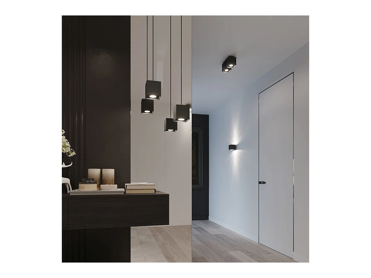 Plafonnier Quasar 2 noir