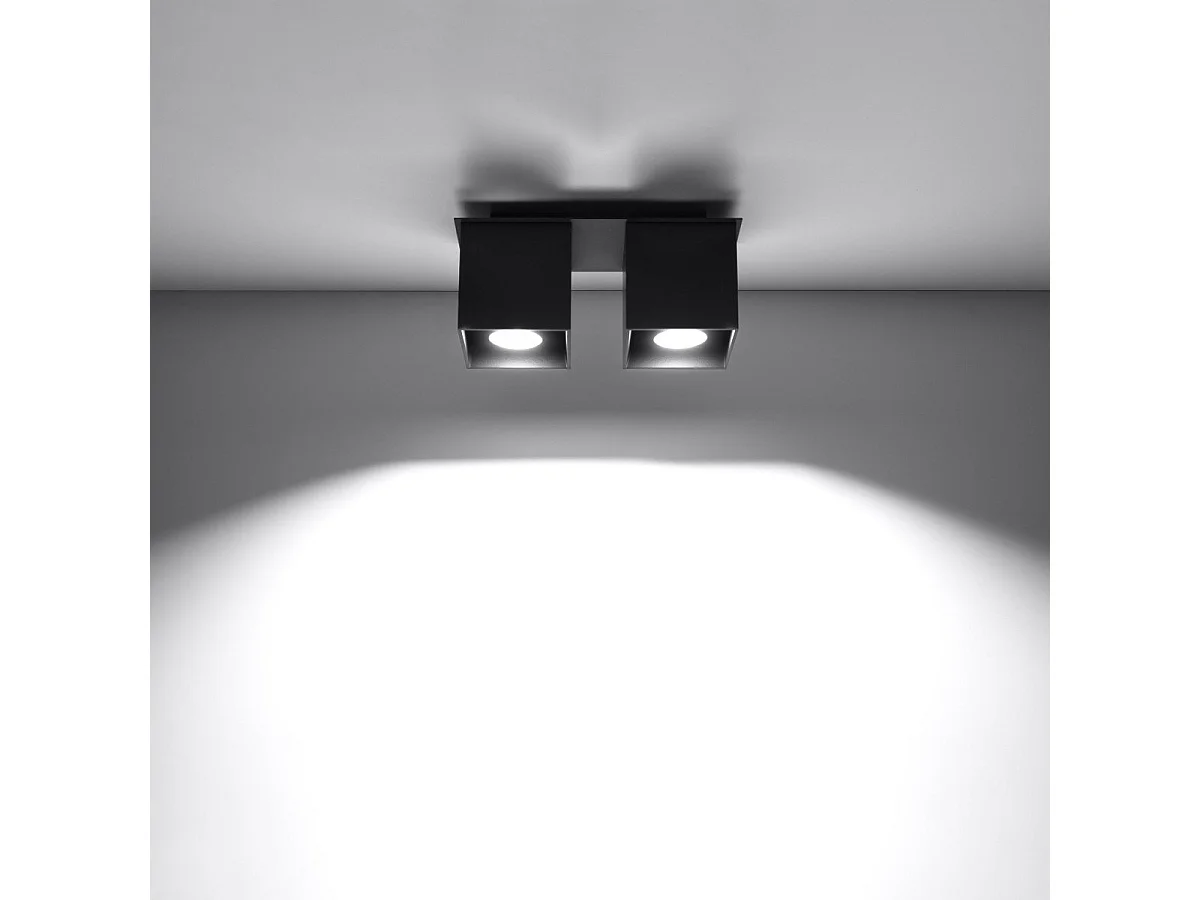Plafonnier Quasar 2 noir